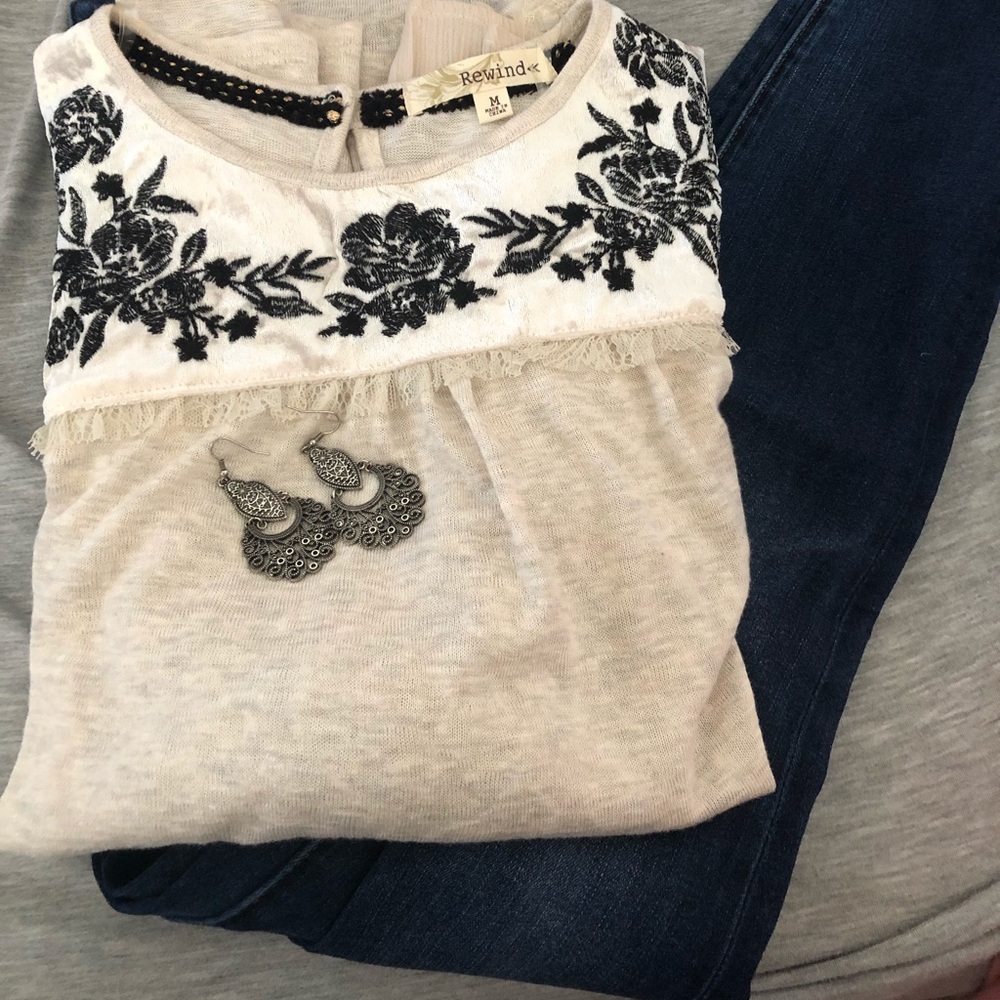 Rewind Bell Sleeve Blouse